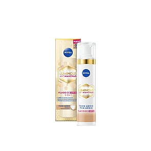 Nivea Luminous 630 Anti-Dark Spots 3-In-1 CC Fluid SPF30 02 Medium 40ml (1.35floz)